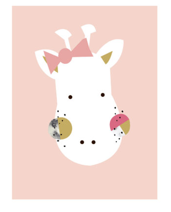 Little   Ones   Giraffe   Girl   Af   Plakatwerket