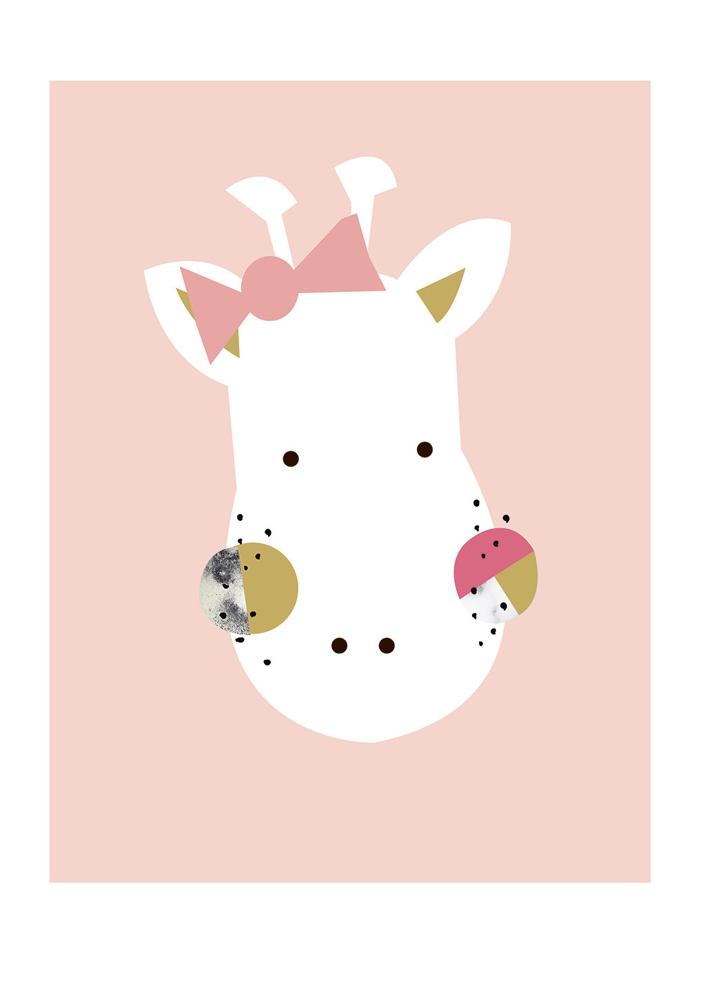 Little   Ones   Giraffe   Girl   Af   Plakatwerket