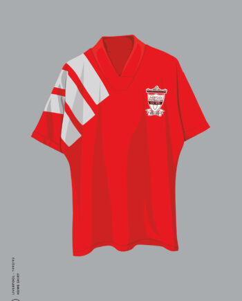 Liverpool   Home   Shirt   1992   93   Af   Olé   Olé
