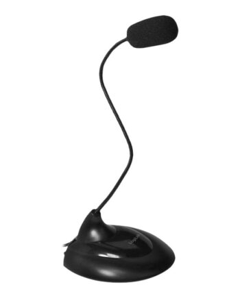 Logilink   Multimedia   Microphone   Stand   Foot   And   Flexible   Neck   Mikrofon   Kabling  - 58db   Omni - Directional   Sort