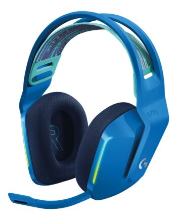 Logitech   G   G733   Lightspeed   Wireless   Rgb   Gaming   Headset   Trådløs   Headset   Blå