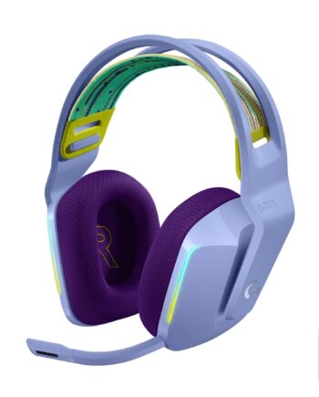 Logitech   G   G733   Lightspeed   Wireless   Rgb   Gaming   Headset   Trådløs   Headset   Lilla