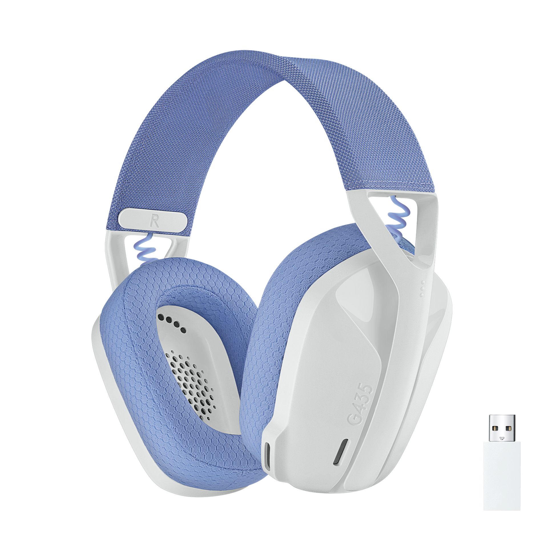 Logitech   G435   Lightspeed   Trådløs   Gaming   Headset   Hvid   Geekd   Dk