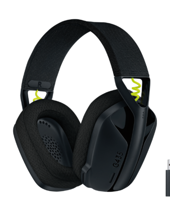 Logitech   G435   Lightspeed   Trådløs   Gaming   Headset   Sort   Geekd   Dk