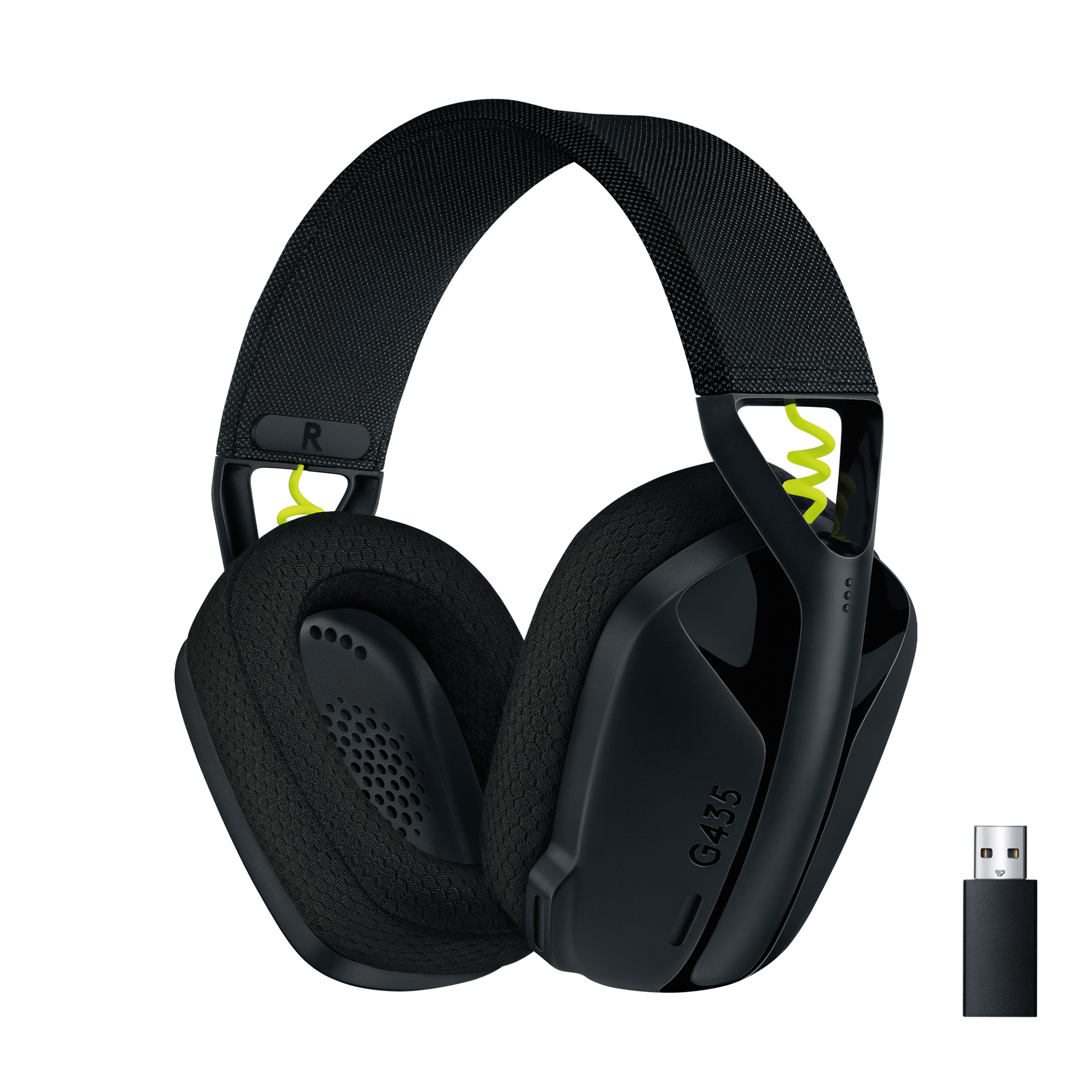 Logitech   G435   Lightspeed   Trådløs   Gaming   Headset   Sort   Geekd   Dk