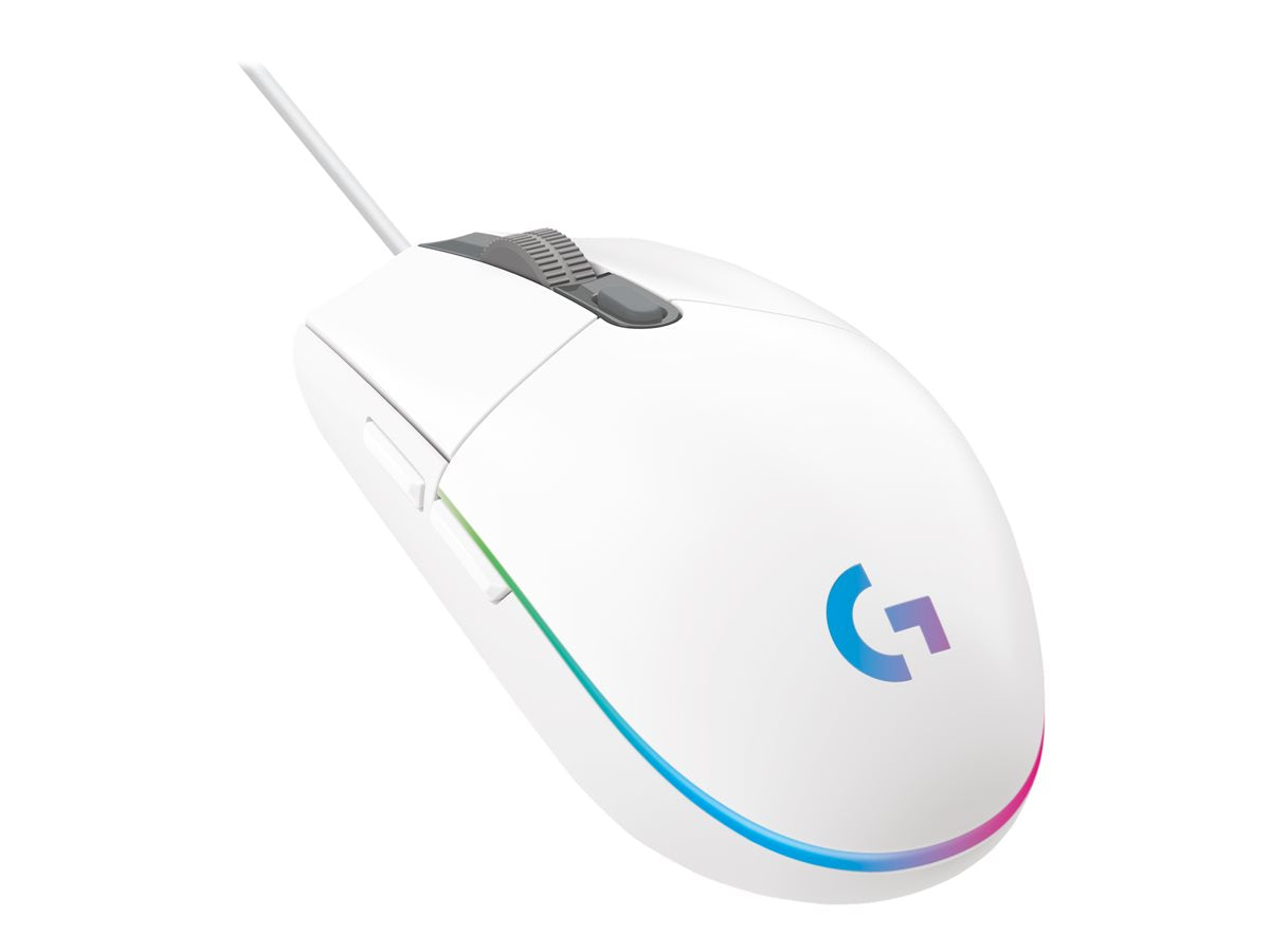 Logitech   G203   Lightsync   Gaming   Mouse   White