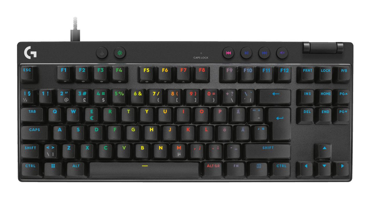 Logitech   G   Pro   X   Tkl   Rapid   Tenkeyless   Gaming   Keyboard   Tastatur   Geekd   Dk