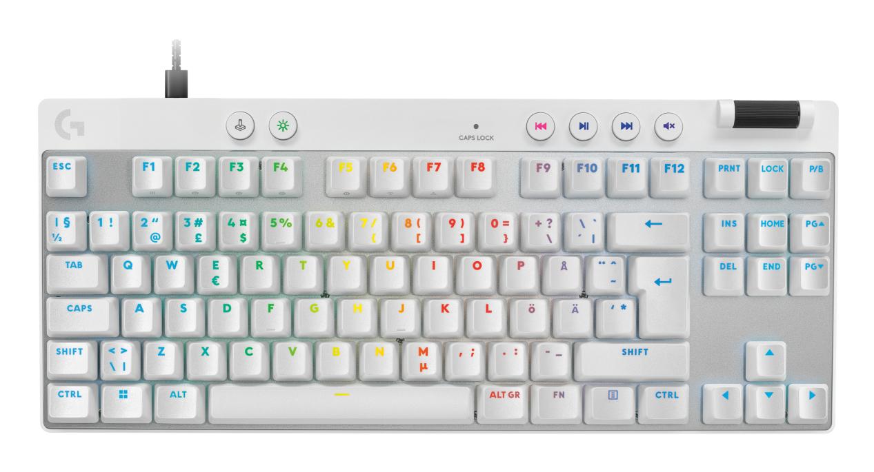Logitech   G   Pro   X   Tkl   Rapid   Tenkeyless   Gaming   Keyboard   Tastatur   Geekd   Dk