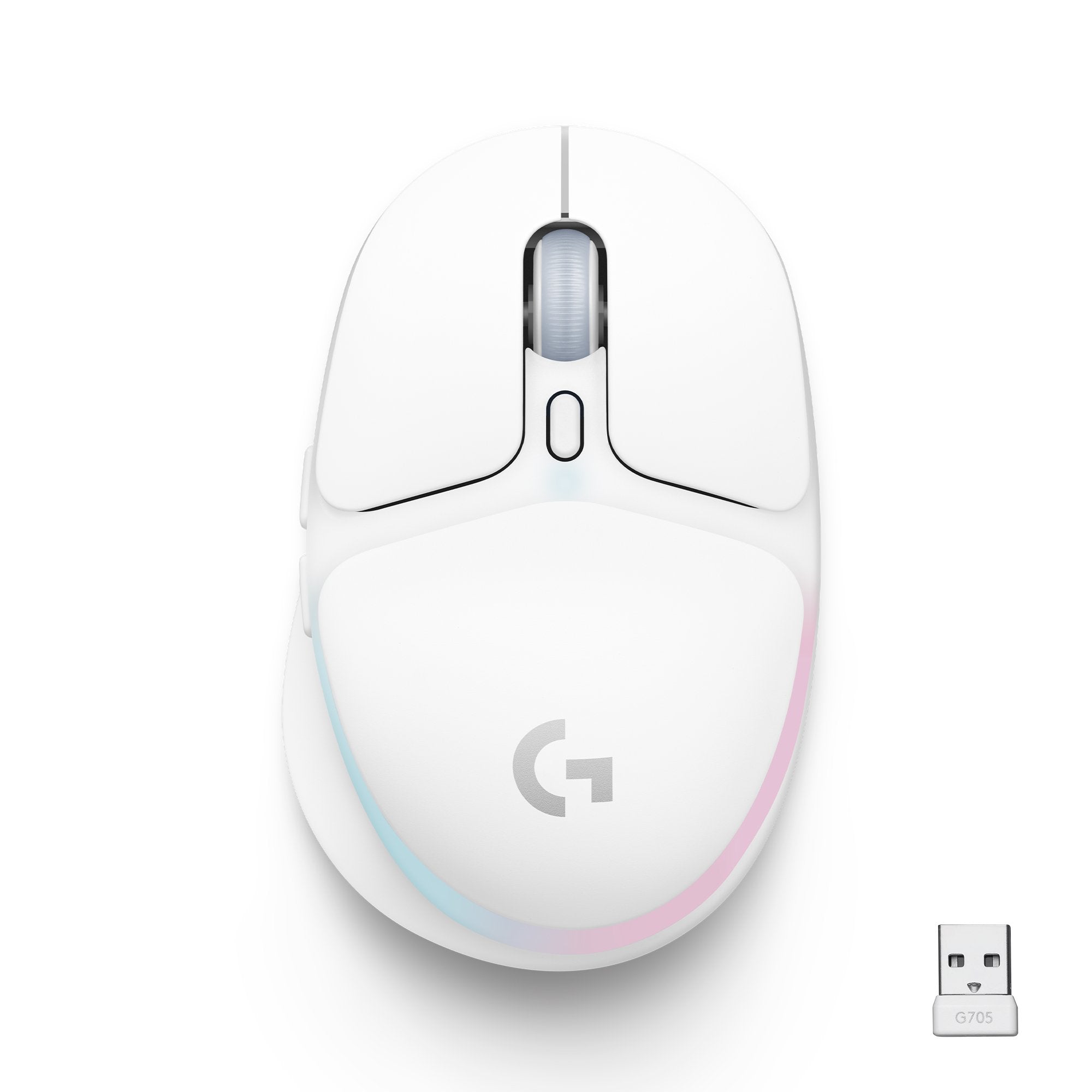Logitech   G705   Wireless   Gaming   Mouse   Off   White   Mus   Geekd   Dk