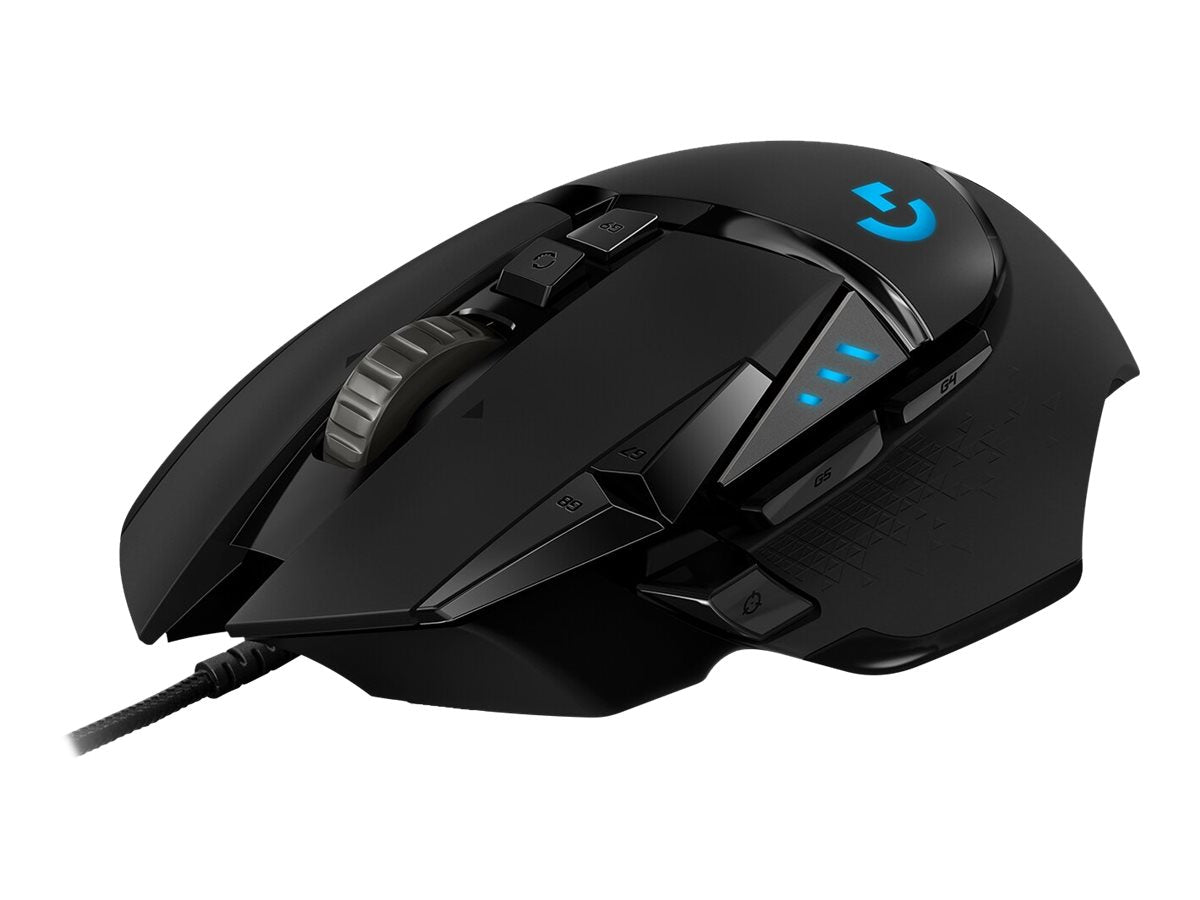 Logitech   Gaming   Mouse   G502    Hero    Optisk   Kabling   Sort