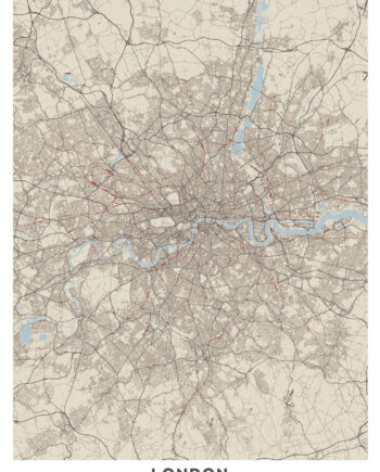 London   Kort   Af   Illux