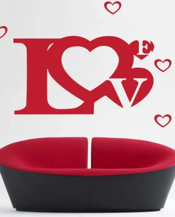 Love   Letters   Wallsticker