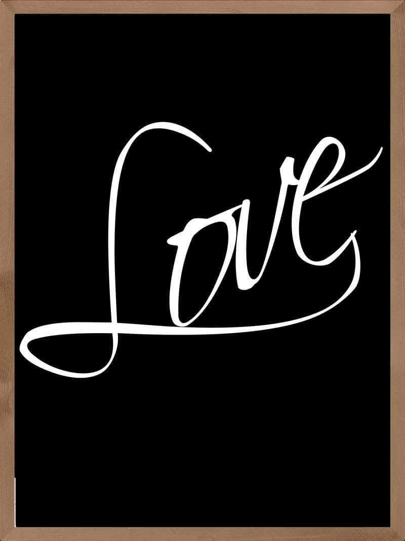 Love   Plakat