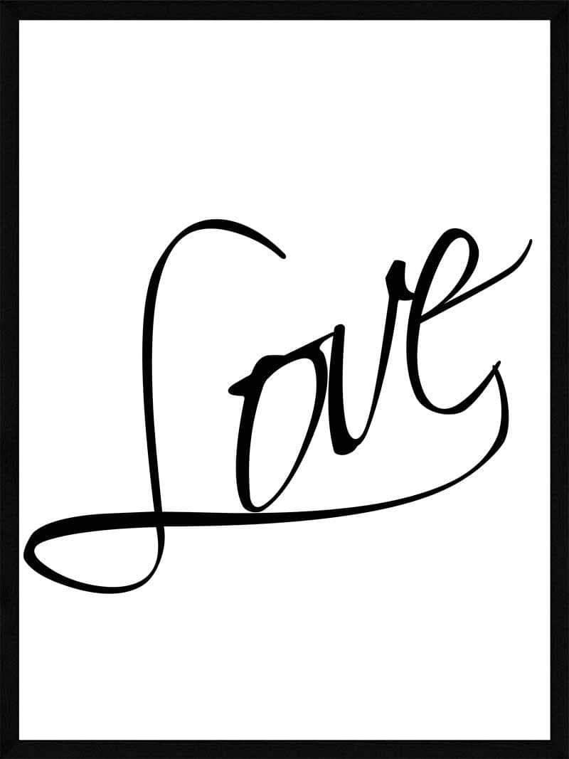 Love   Plakat