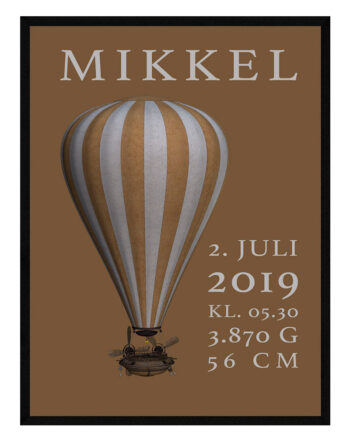 Luftballon   Børneplakat   Unisex