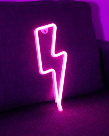 Lyn   Led   Neon   Lampe   Pink