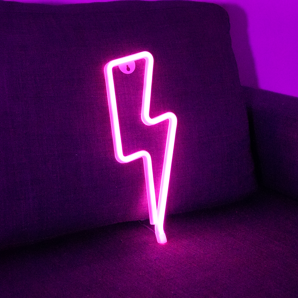 Lyn   Led   Neon   Lampe   Pink