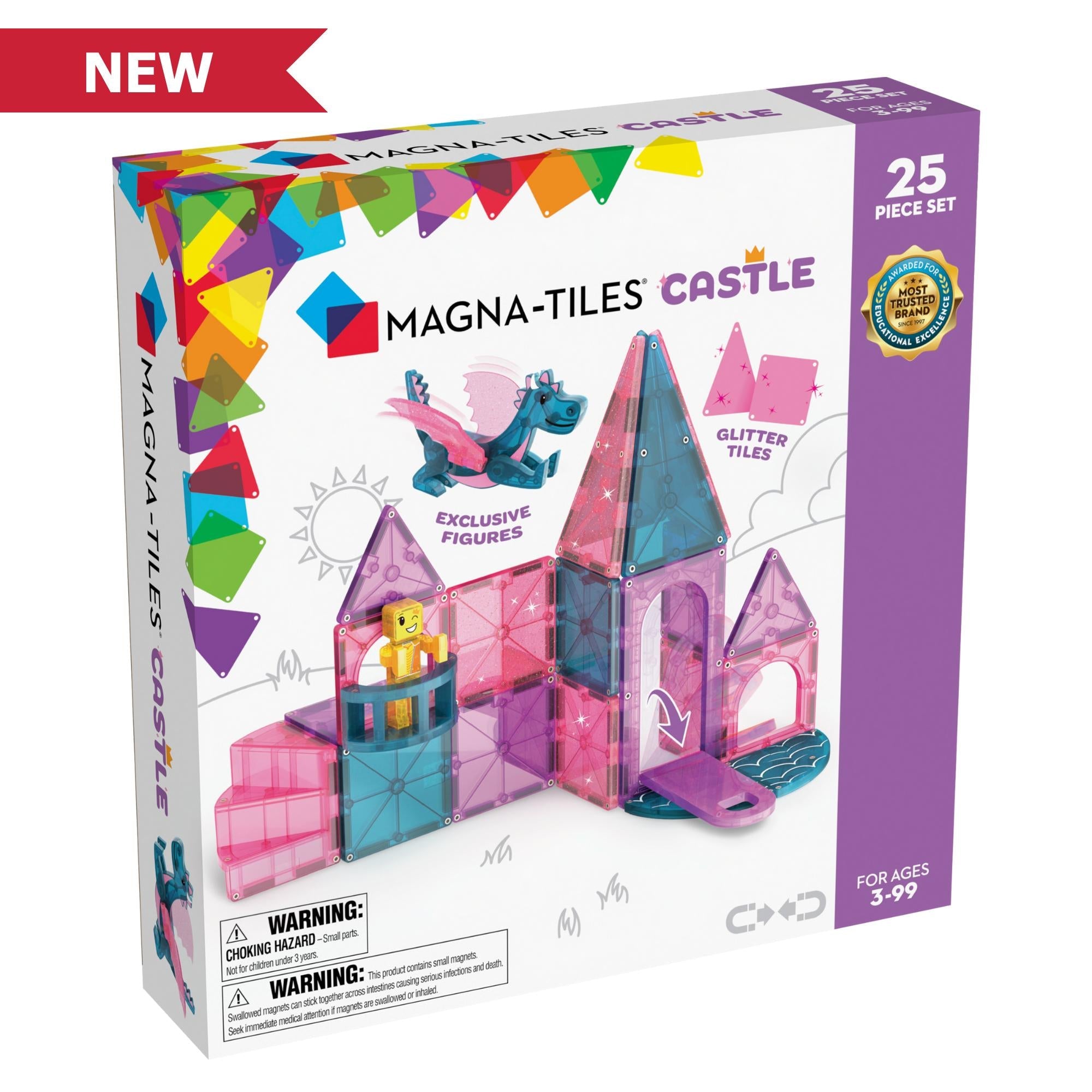 Magna - Tiles Castle Magnetisk Byggesæt Geekd Dk