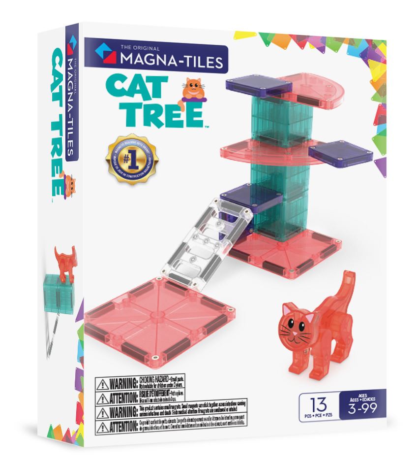 Magna - Tiles Cat Tree Magnetisk Byggesæt Geekd Dk