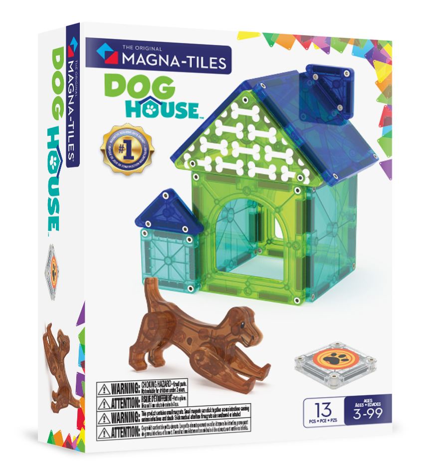 Magna - Tiles Dog House Magnetisk Byggesæt Geekd Dk