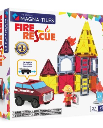 Magna - Tiles   Fire   Rescue     Magnetisk   Byggesæt   Geekd   Dk