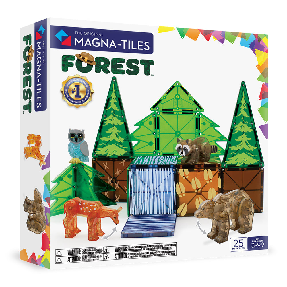 Magna - Tiles Forest Animals Magnetisk Byggesæt Geekd Dk