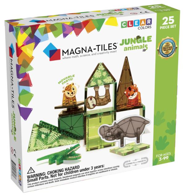Magna - Tiles Jungle Animals Magnetisk Byggesæt Geekd Dk