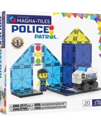 Magna - Tiles   Police   Patrol     Magnetisk   Byggesæt   Geekd   Dk