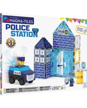 Magna - Tiles   Police   Station     Magnetisk   Byggesæt   Geekd   Dk