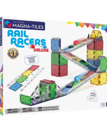 Magna - Tiles   Rail   Racers   Deluxe     Magnetisk   Byggesæt   Geekd   Dk