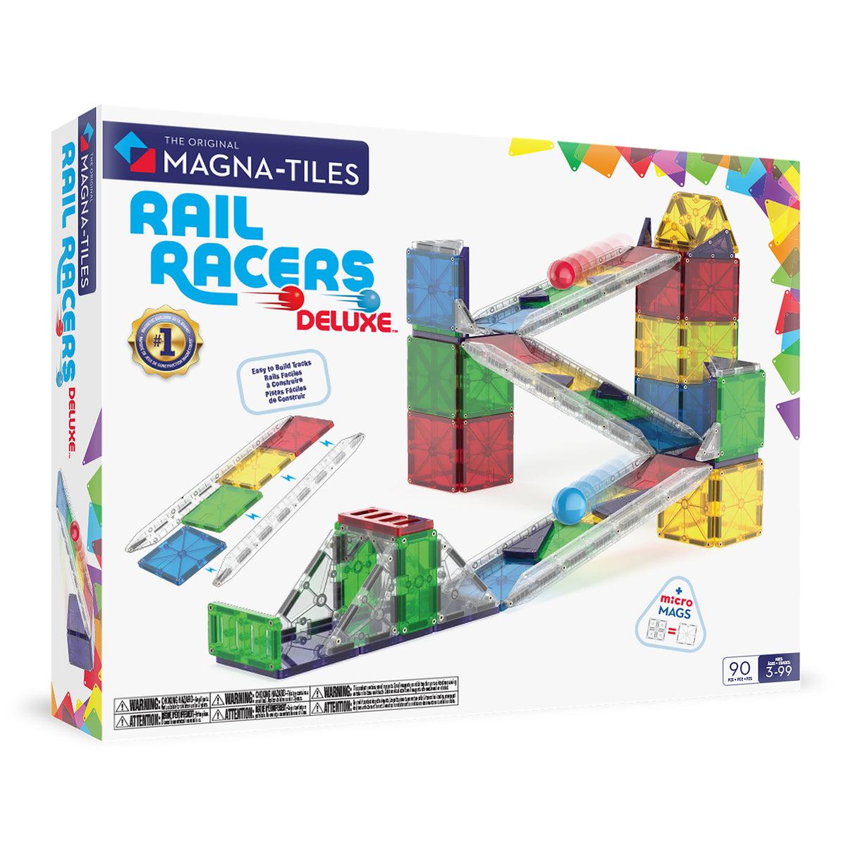 Magna - Tiles Rail Racers Deluxe Magnetisk Byggesæt Geekd Dk