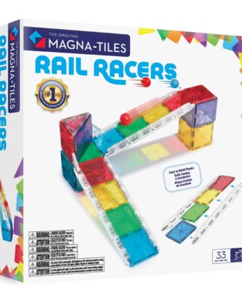 Magna - Tiles   Small   Rail   Racer     Magnetisk   Byggesæt   Geekd   Dk