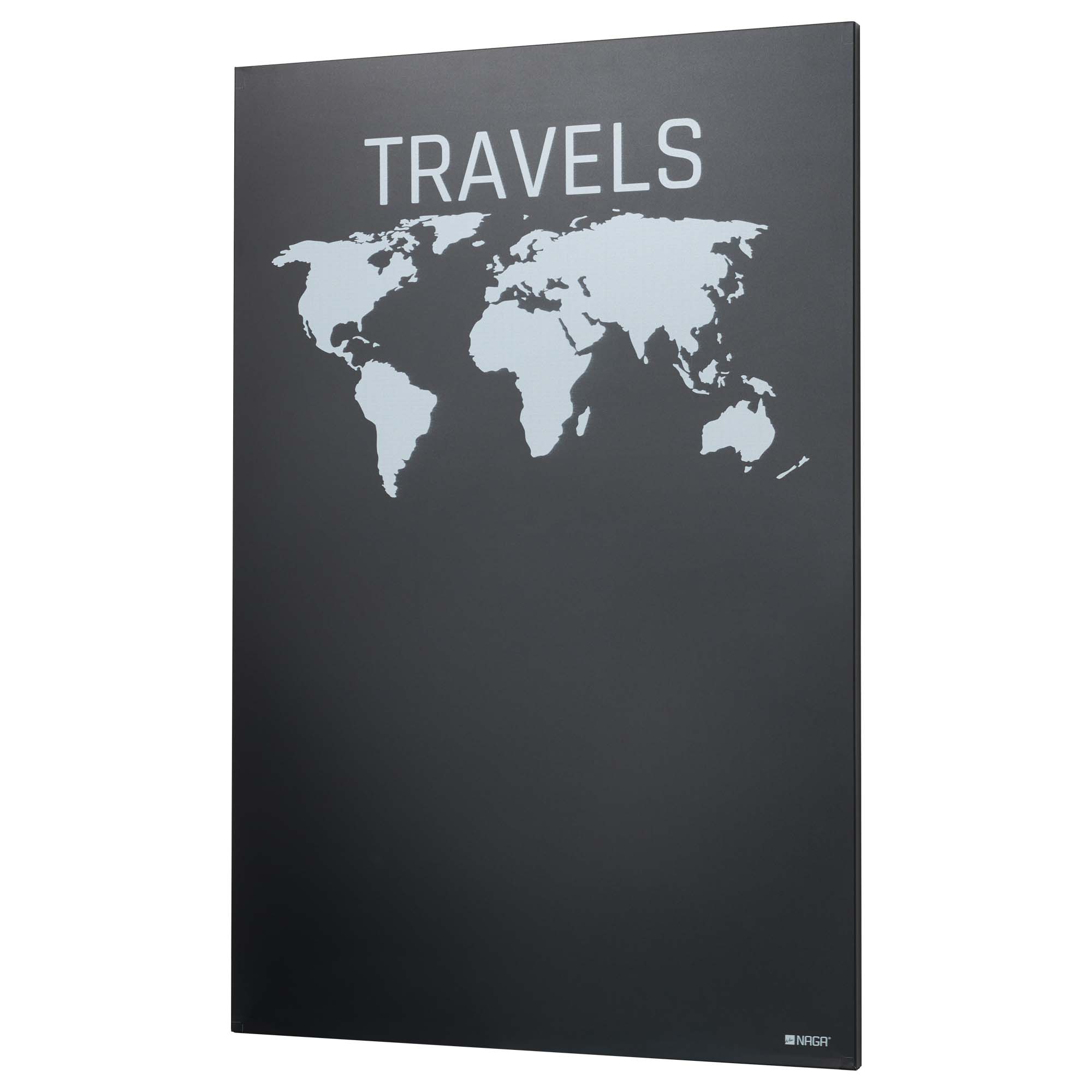 Magnetisk Stål Kridttavle 90 X 60 Cm Travels