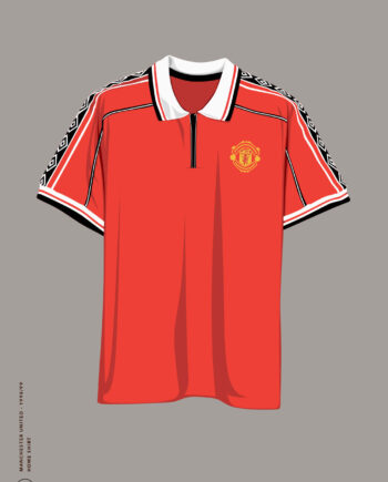 Man   Utd   Home   Shirt   1998   99   Af   Olé   Olé