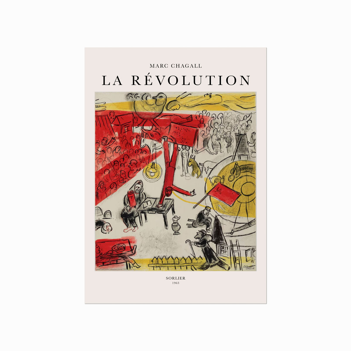 Marc   Chagall    La   Révolution