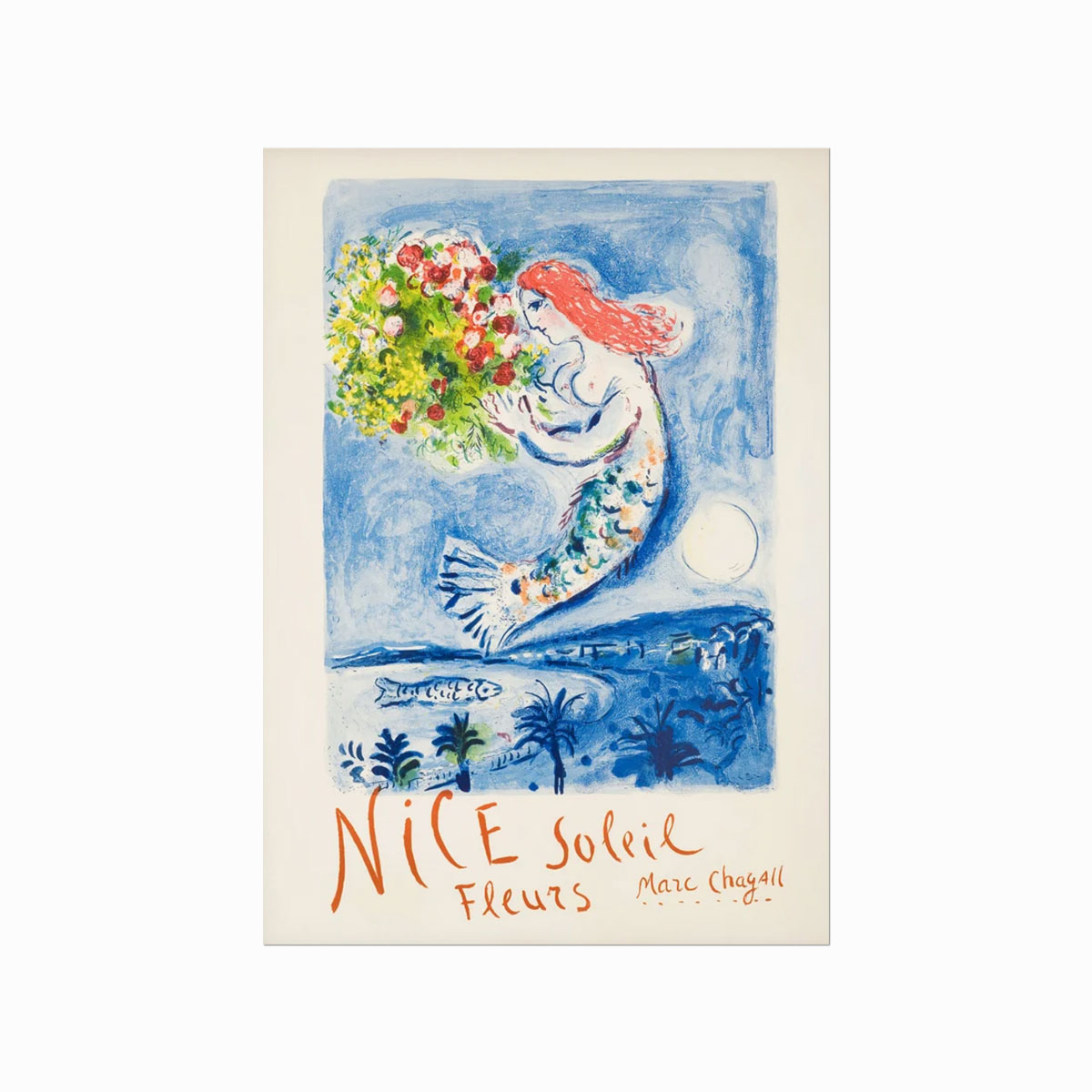 Marc   Chagall    Nice   Soleil   Fleurs