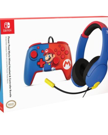 Mario   Bundle   Airlite   Headset     Mario   Power   Pose   Controller   Geekd   Dk