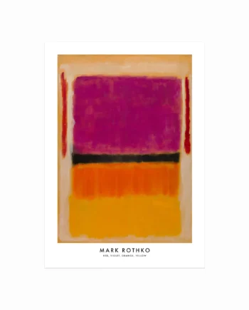 Mark   Rothko   Plakat    Red    Violet    Orange    Yellow