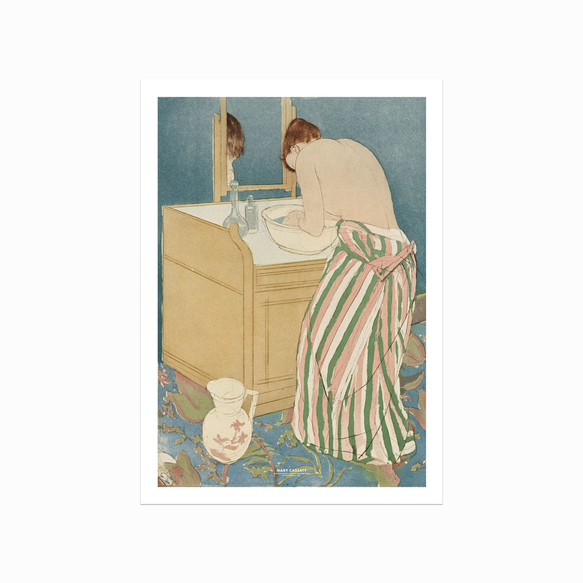 Mary Cassatt Plakat Woman Bathing