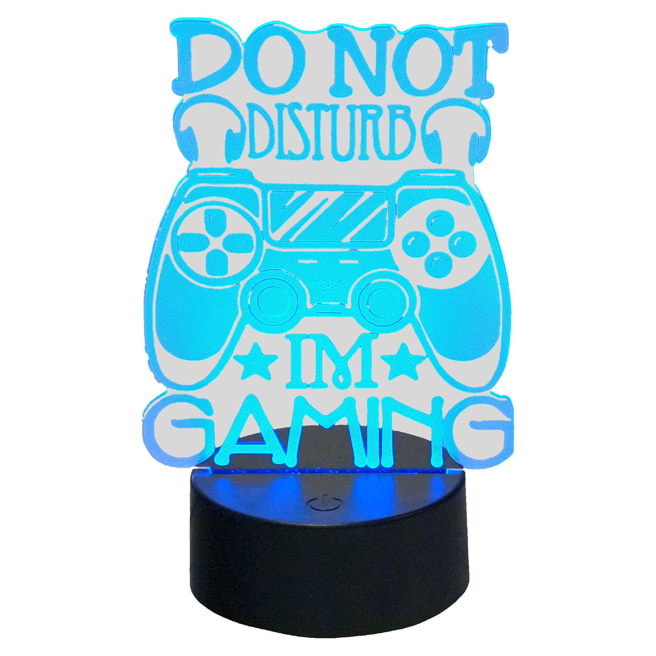 Mecharite 3d Led Lampe Don T Disturb