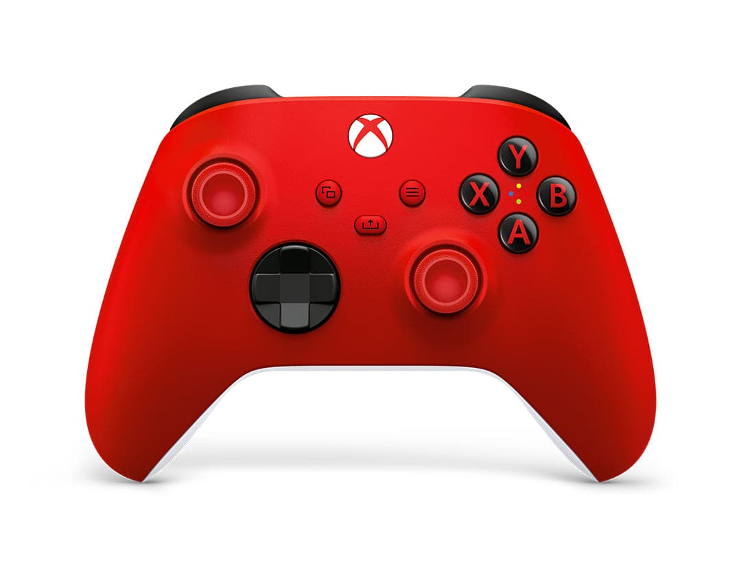 Microsoft   Xbox   Controller   Rød   Hvid   Geekd   Dk