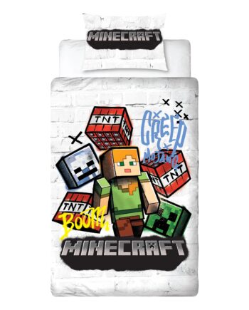 Minecraft   Adult   Bedding   Set     Sengetøj   Geekd   Dk
