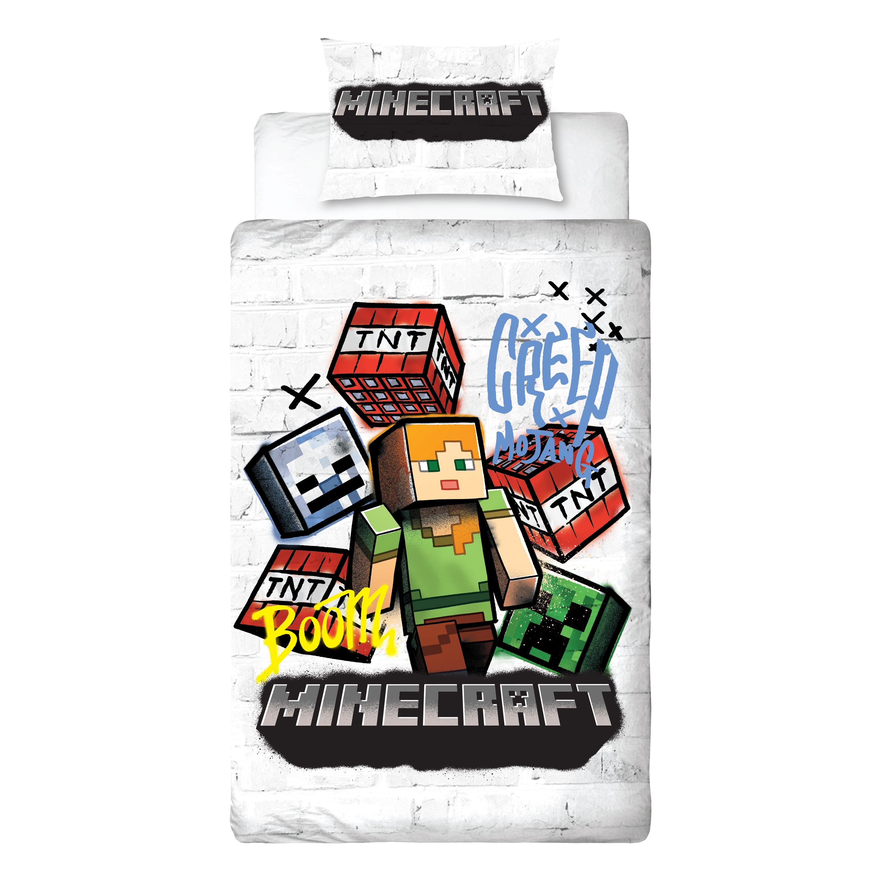 Minecraft   Adult   Bedding   Set     Sengetøj   Geekd   Dk