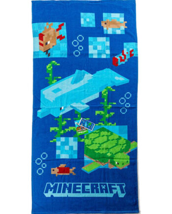 Minecraft   Aquatic   Badehåndklæde   70x140cm