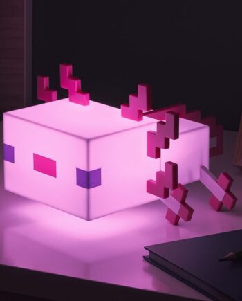 Minecraft   Axolotl   Lampe   13cm