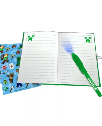 Minecraft   Boom   Dagbog   Med   Magisk   Pen     Skrivesæt   Notesbog   Geekd   Dk