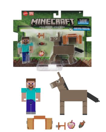 Minecraft   Core   Figur     - Pack     Steve     Donkey   Geekd   Dk