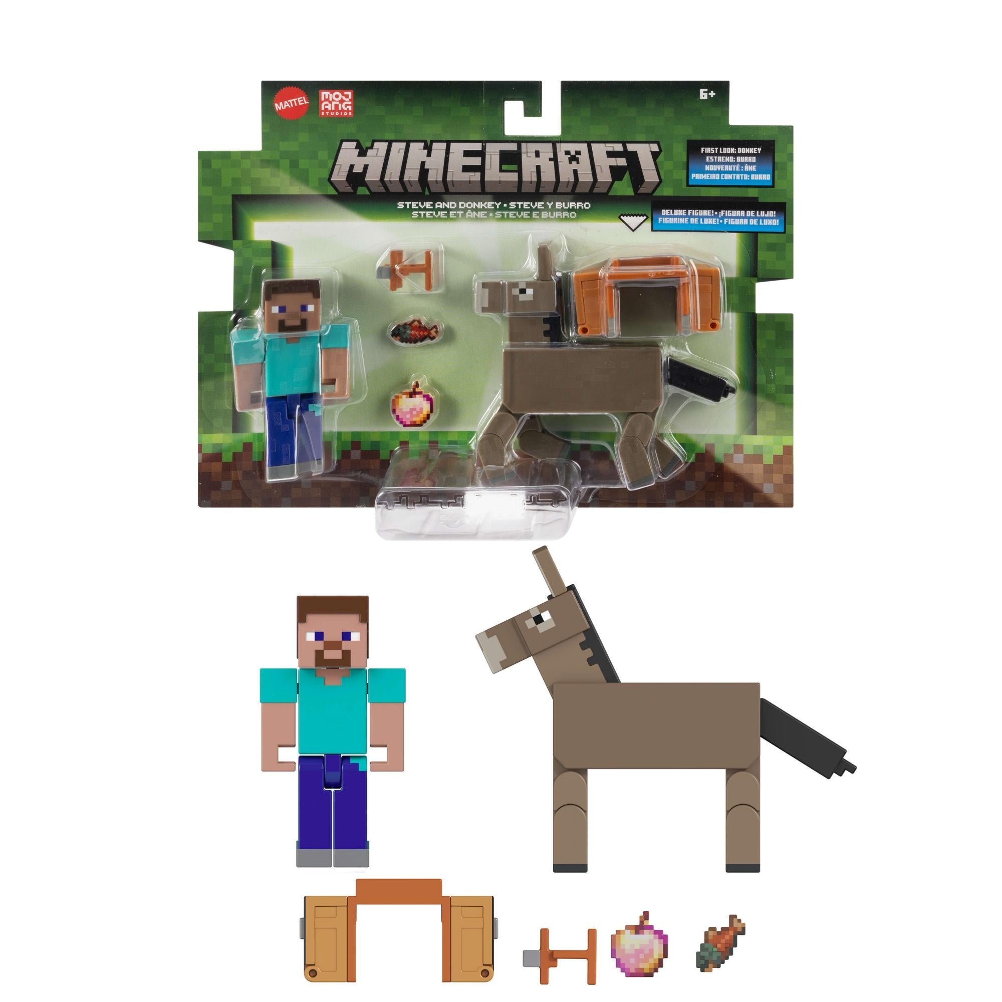 Minecraft   Core   Figur     - Pack     Steve     Donkey   Geekd   Dk