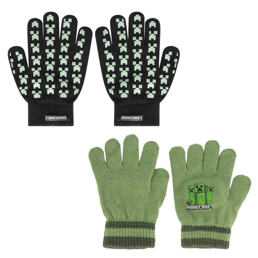 Minecraft   Creeper   Børnehandsker     One   Size   Assorteret