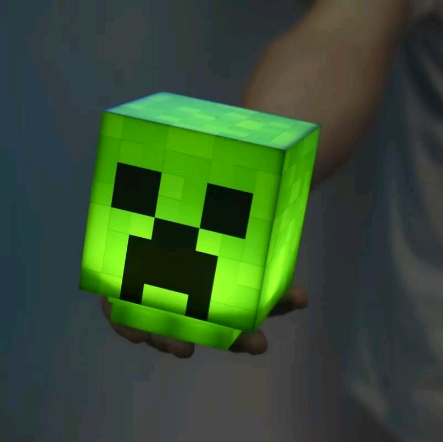 Minecraft   Creeper   Light   Lampe   Geekd   Dk